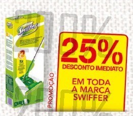 Acumulação 25% + Vale | CONTINENTE | Swiffer de 11 a 17 março