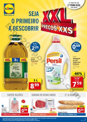 Antevisão Folheto LIDL XXL promoções de 7 a 13 