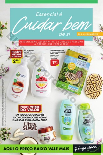 Antevisão Folheto PINGO DOCE Cuide de si promoç