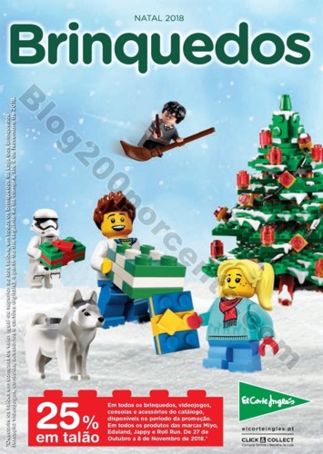 Antevisão Folheto EL CORTE INGLÉS Brinquedos pro