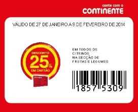 Acumulação Super Preço + 25% | CONTINENTE | Citrinos