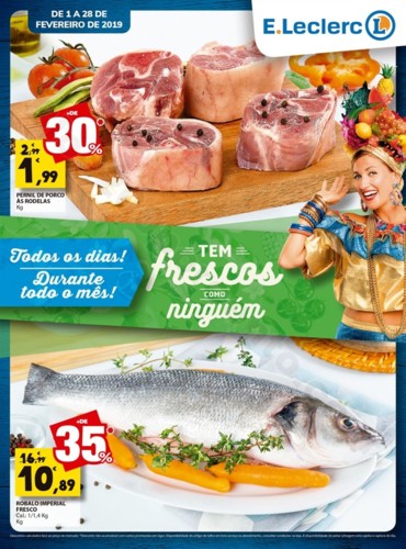 Antevisão Folheto E-LECLERC Frescos Promoções d