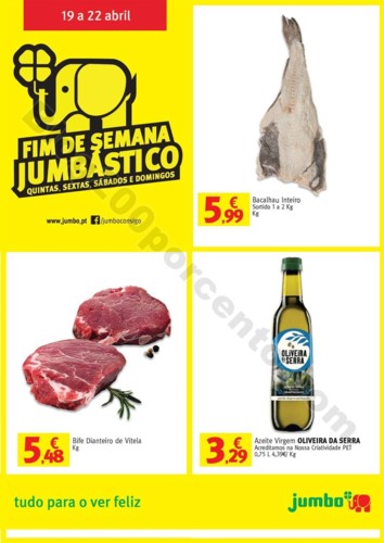 Antevisão Folheto JUMBO Fim de semana promoções