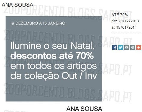 Promoções | THE STYLE OUTLETS | até 15 janeiro
