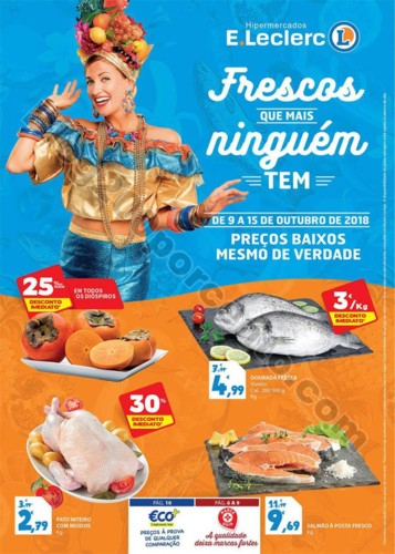 Antevisão Folheto E-LECLERC Promoções de 9 a 15