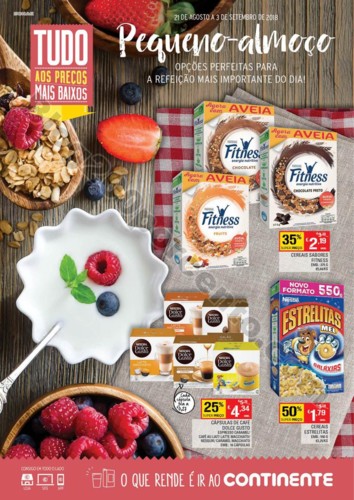 Antevisão Folheto CONTINENTE Extra pequeno almoç