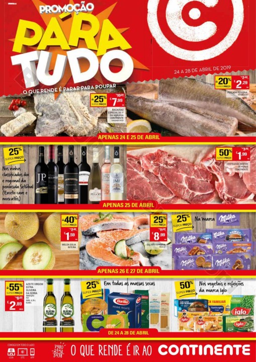 Antevisão Folheto CONTINENTE Fim de semana 24 a 2