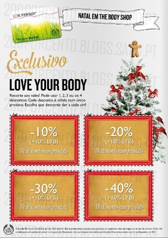 Novo Folheto | THE BODY SHOP | Com Vales de desconto :)