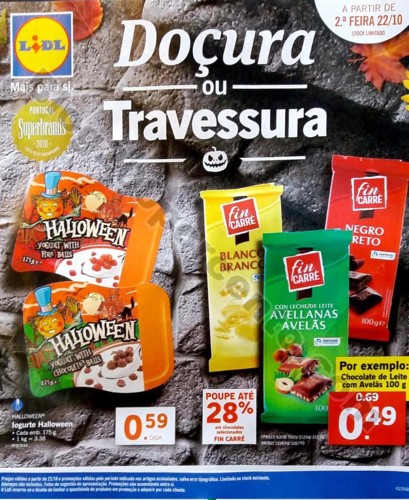 Especial Halloween LIDL Promoções a partir de 22