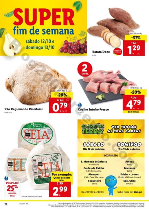 Antevisão Folheto LIDL Promoções de 7 a 13 outu