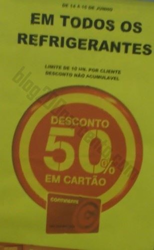 50% de desconto CONTINENTE dias 14 e 15 junho - Refrigerantes - Foto