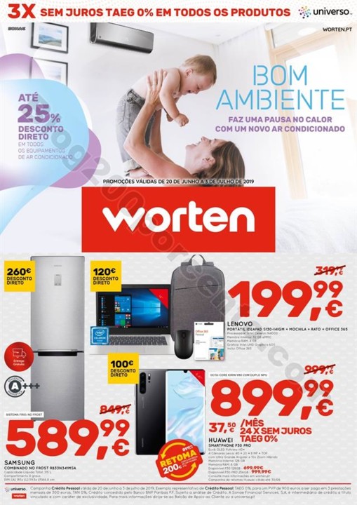 Antevisão Folheto WORTEN Promoções de 20 junho 