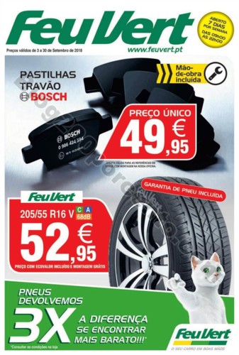 Antevisão Folheto FEU VERT Promoções de 3 a 30 