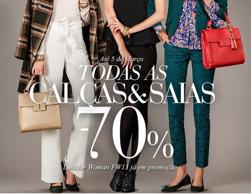 70% desconto | LANIDOR | até 5 março