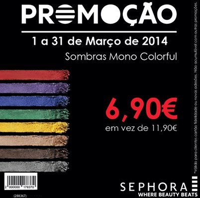 Promoção | SEPHORA | até 31 março