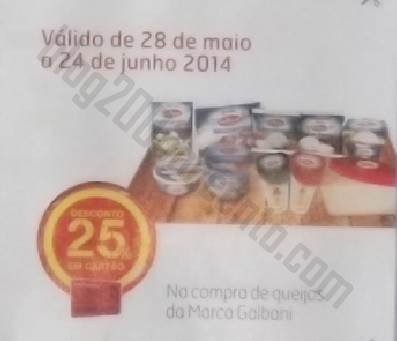 75% de desconto CONTINENTE de 28 maio a 1 junho - Queijo
