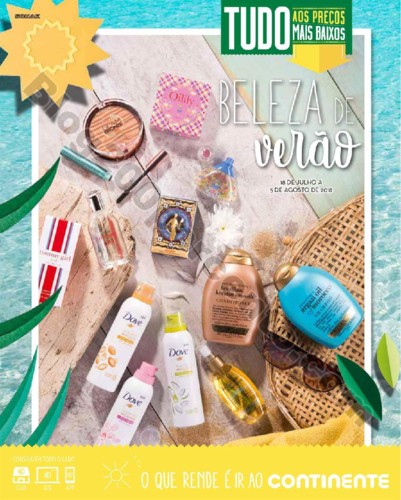 Antevisão Folheto CONTINENTE Beleza verão promo