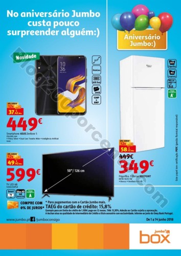 Antevisão Folheto JUMBO Aniversário promoções 