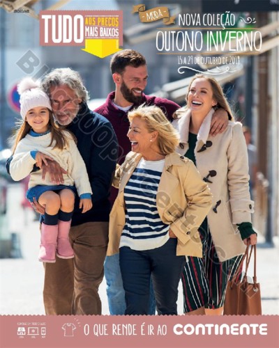 Antevisão folheto CONTINENTE Moda outono - invern
