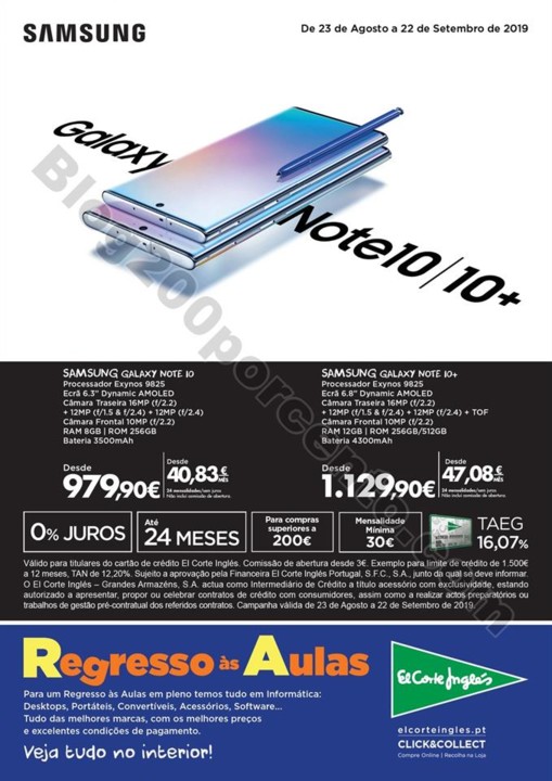 Regresso às aulas EL CORTE INGLÉS 2019  tecnolog