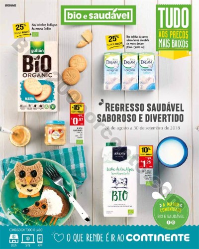 Antevisão folheto CONTINENTE Bio e Saudável de 2