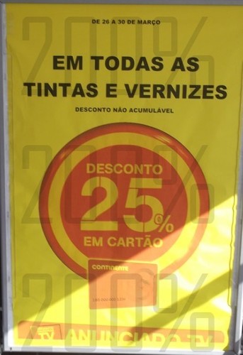 Avistamento 25% de desconto | CONTINENTE | de 26 a 30 abril