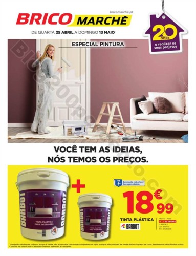Antevisão Folheto BRICOMARCHÉ Promoções de 25 
