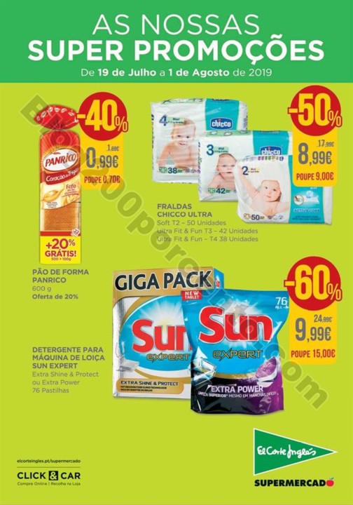 Antevisão Folheto EL CORTE INGLÉS Promoções de