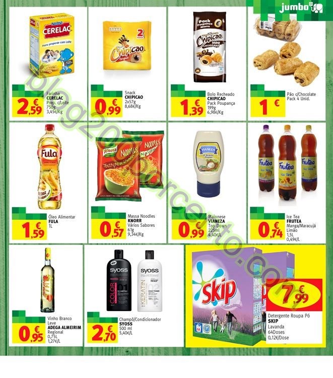 Antevisão Folheto JUMBO Fim de Semana de 25 a 28 