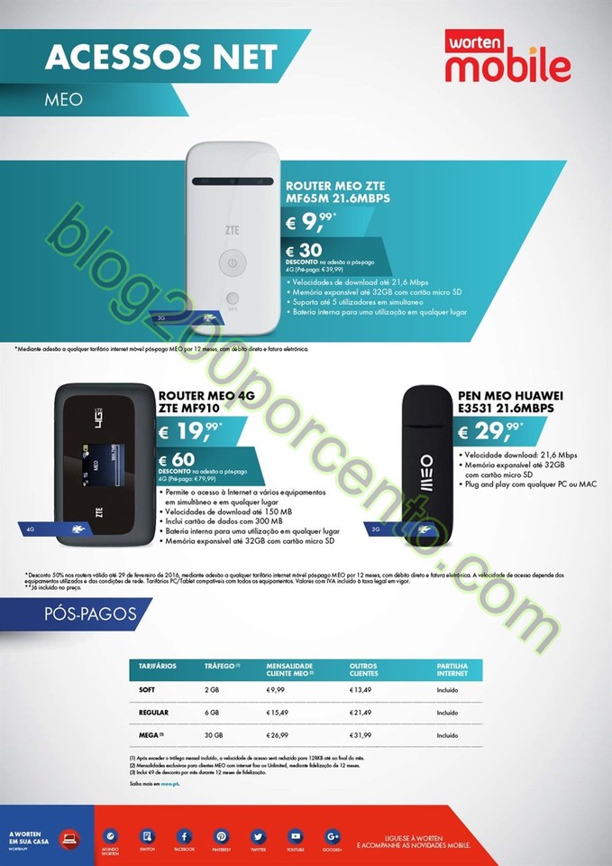 Antevisão Folheto WORTEN Mobile de 4 fevereiro a 