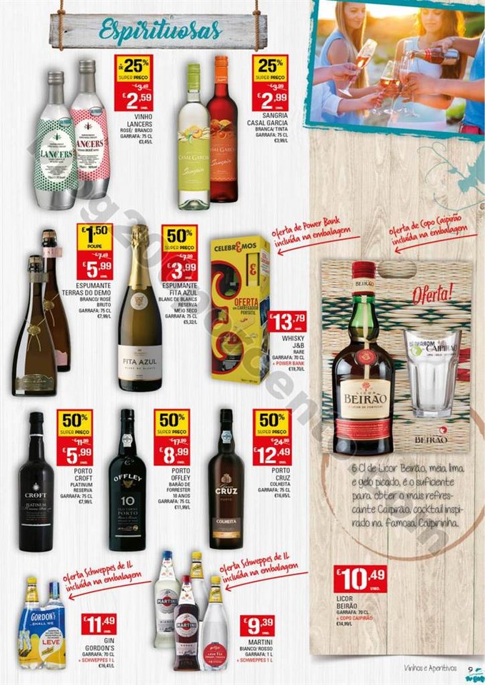 Antevisão Folheto CONTINENTE Vinhos e aperitivos 