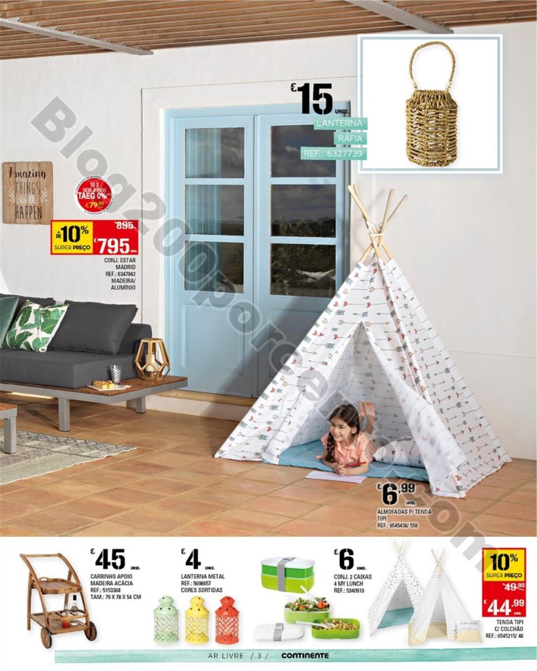 Antevisão Folheto CONTINENTE Ar livre Promoções