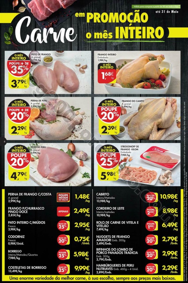 Novo Folheto PINGO DOCE Super Promoções de 1 a 7