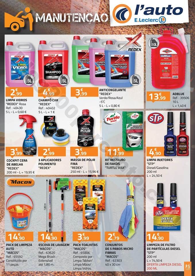 Antevisão Folheto E-LECLERC Auto promoções de 2