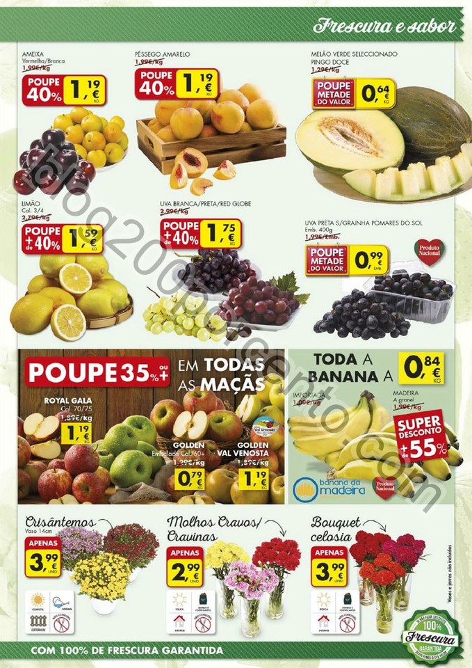 Antevisão Folheto PINGO DOCE Fim de semana de 30 