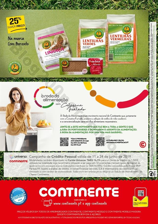 Antevisão Folheto CONTINENTE Feira Vida Saudável