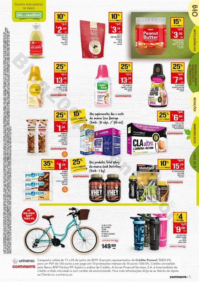 Antevisão Folheto CONTINENTE Feira Vida Saudável