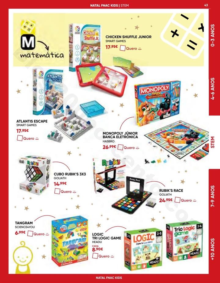 Antevisão Folheto Natal FNAC Kids promoções at