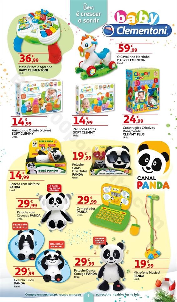 Folheto Brinquedos Natal AUCHAN Promoções de 8 n