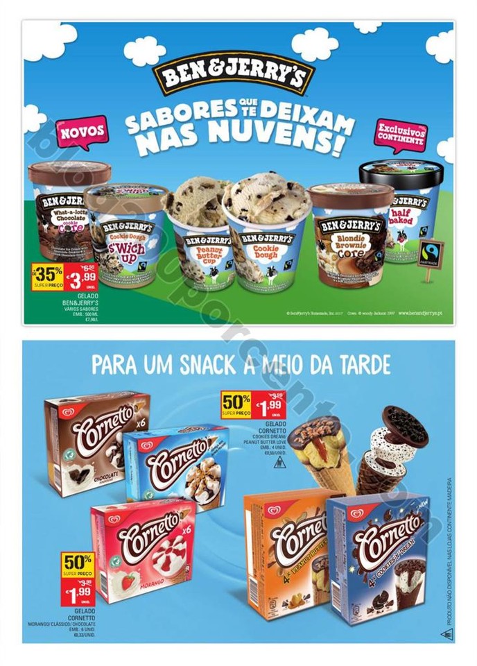 Antevisão Folheto CONTINENTE Especial Gelados pro