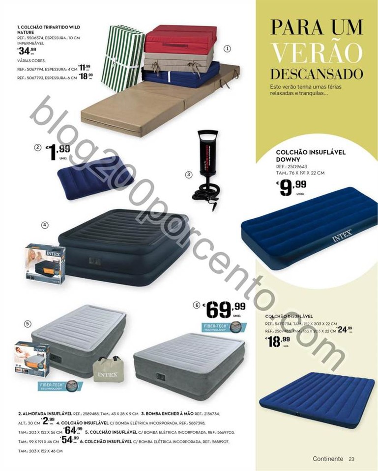 Antevisão Folheto CONTINENTE Verão promoções d