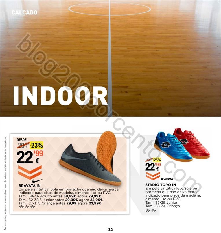 Novo Folheto SPORT ZONE Especial Futebol promoçõ