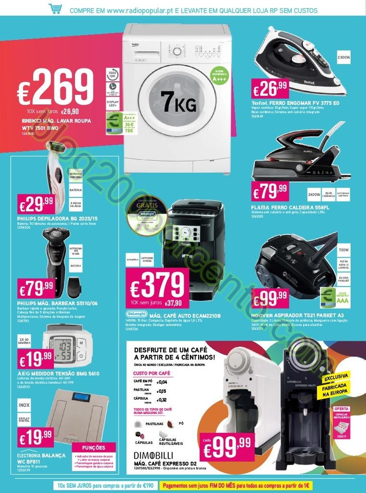 Antevisão Folheto RADIO POPULAR Promoções de 19