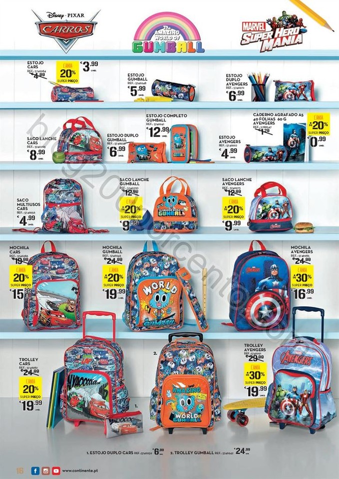 Antevisão Folheto CONTINENTE Regresso às aulas d