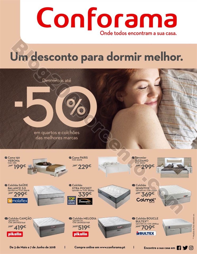 Antevisão Folheto CONFORAMA Promoções de 3 maio