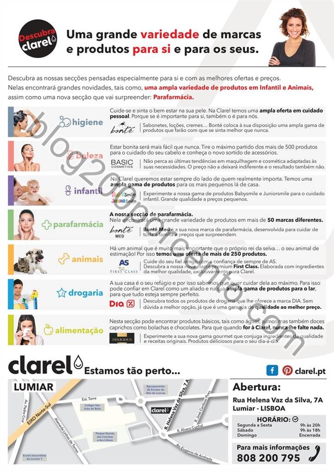 Antevisão Folheto CLAREL Extra Aberturas de 7 a 1