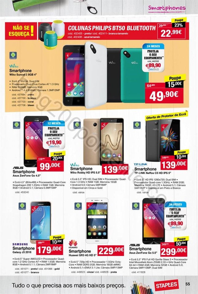 Antevisão Folheto STAPLES Regresso às aulas de 1