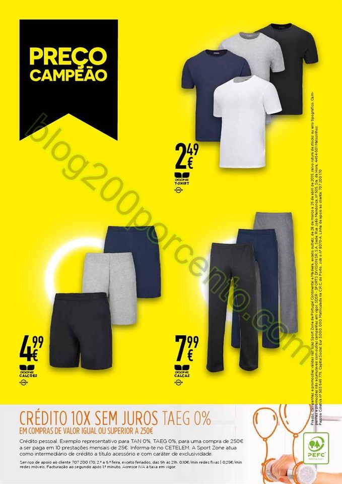 Novo Folheto SPORT ZONE promoções de 28 março a