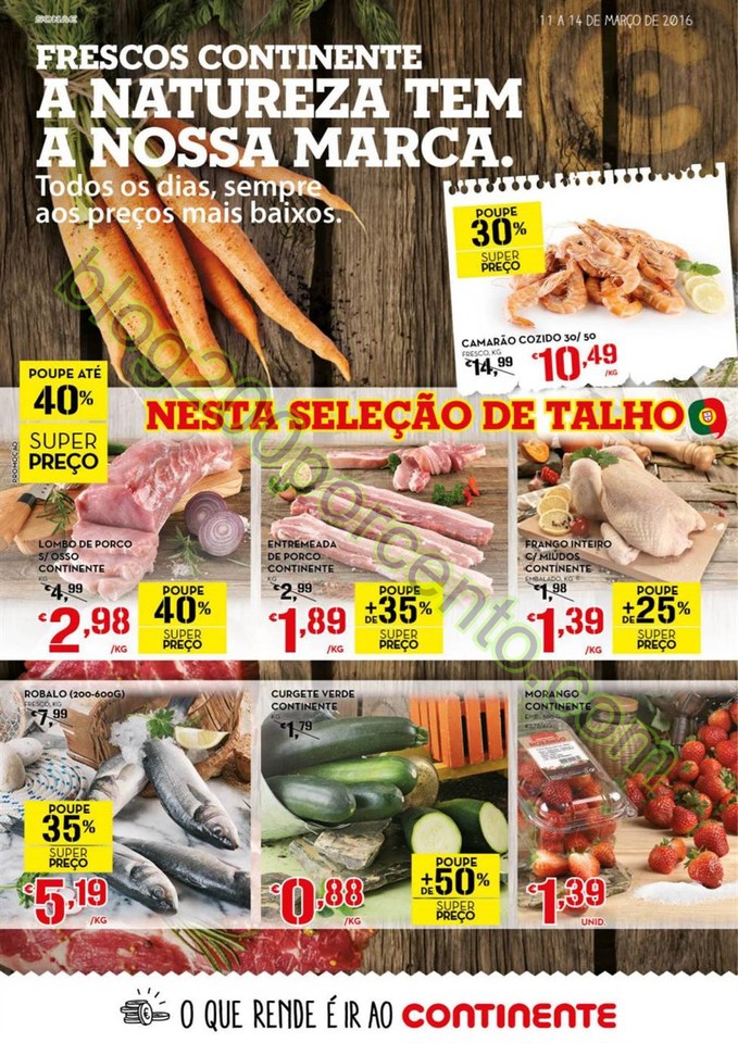 Antevisão Folheto CONTINENTE Fim de semana de 11 