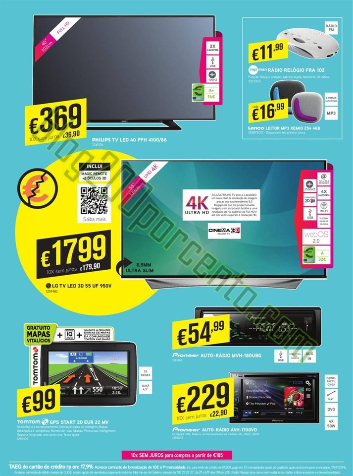 Antevisão Folheto RADIO POPULAR Low Cost promoç